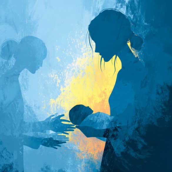 This shows a mom and baby.