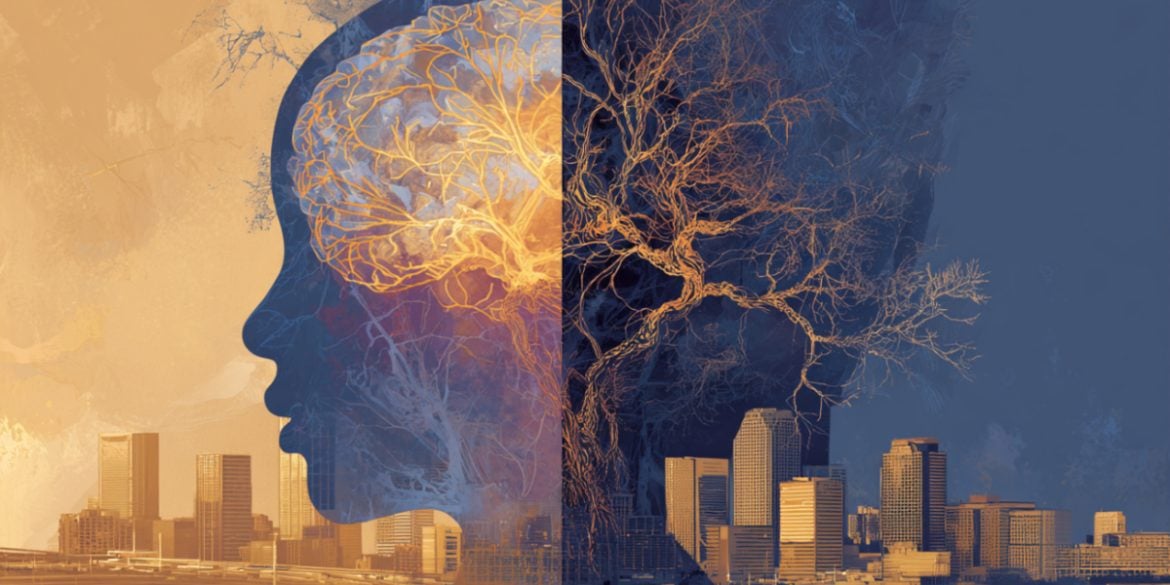 This shows a child's head and brain.