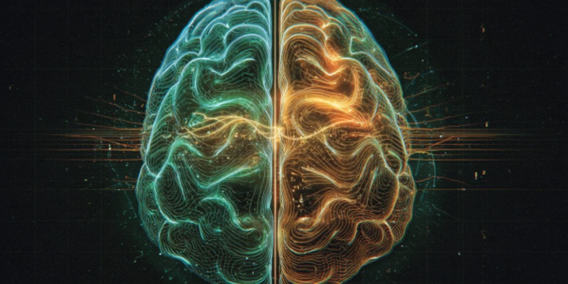 This shows a brain.