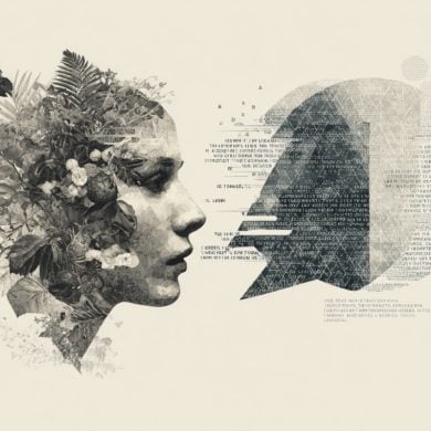 This shows two heads.