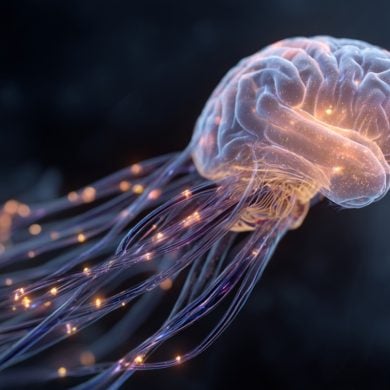 This shows a brain.
