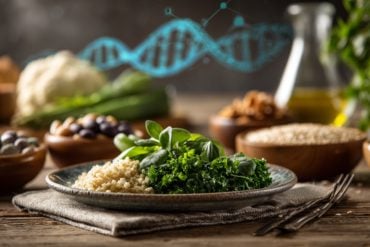 This shows a salad and RNA.