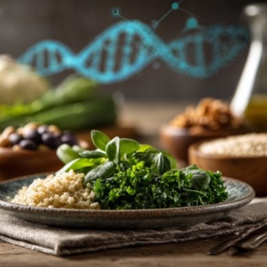 This shows a salad and RNA.