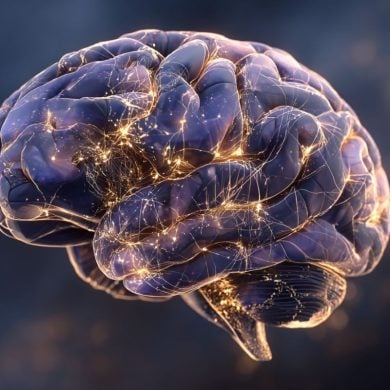 This shows a brain.