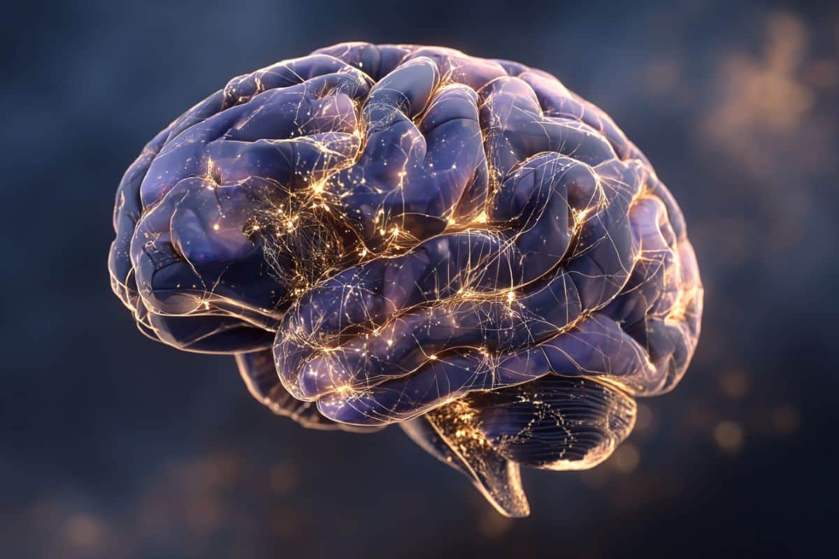 This shows a brain.