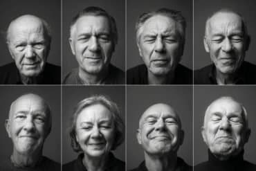 This shows different facial expressions.
