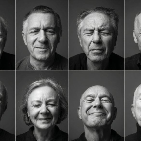 This shows different facial expressions.