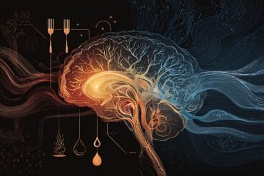 This shows a brain.