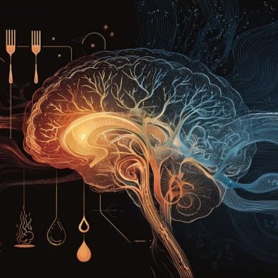 This shows a brain.