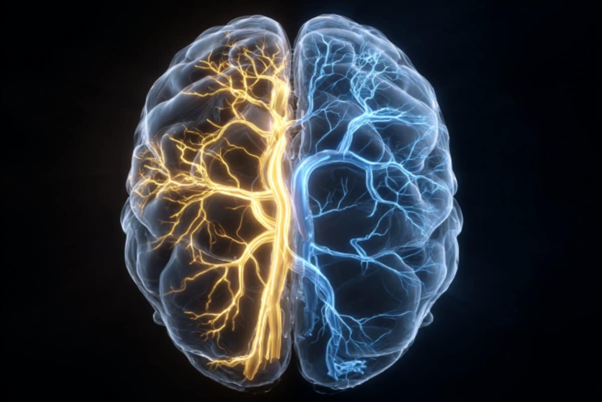 This shows a brain.