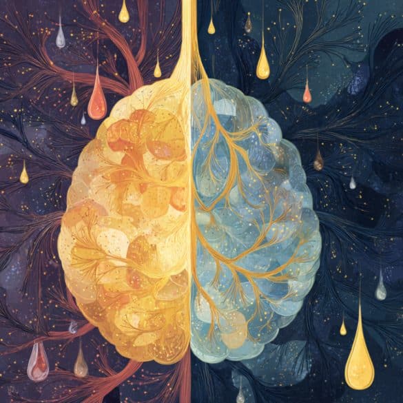 This shows a brain.