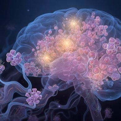 This shows a brain.