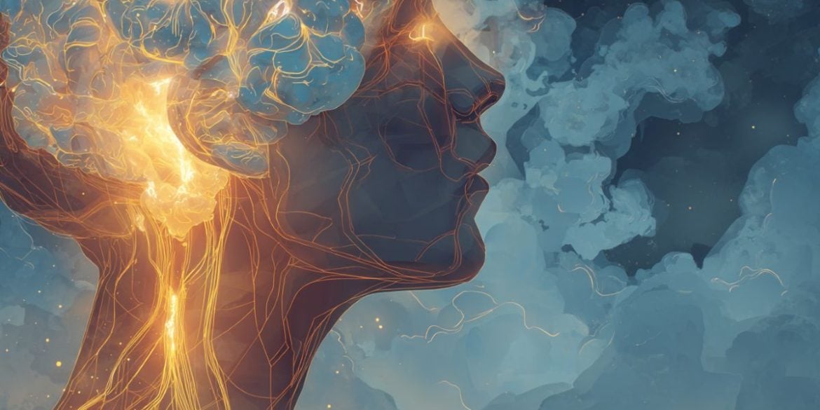 This shows a head and brain.