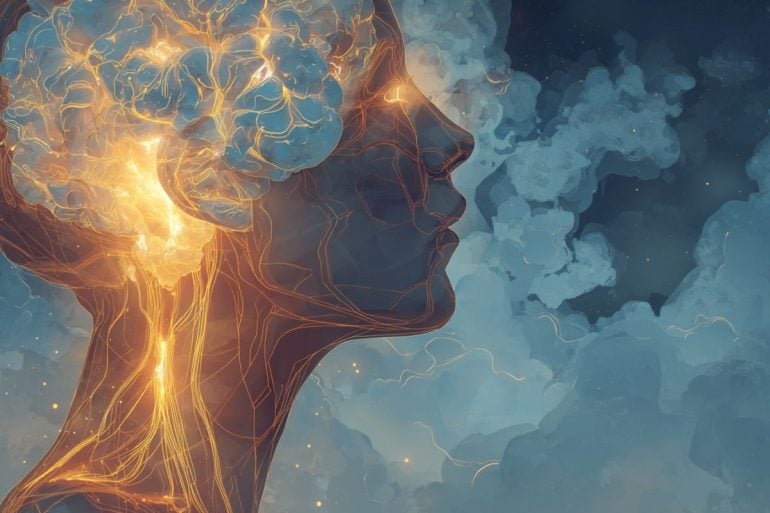 This shows a head and brain.