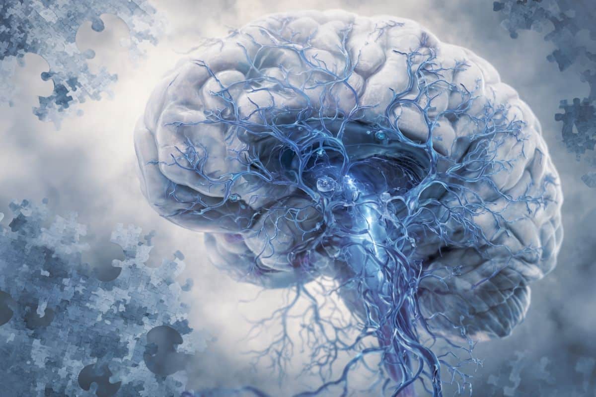 This shows a brain.
