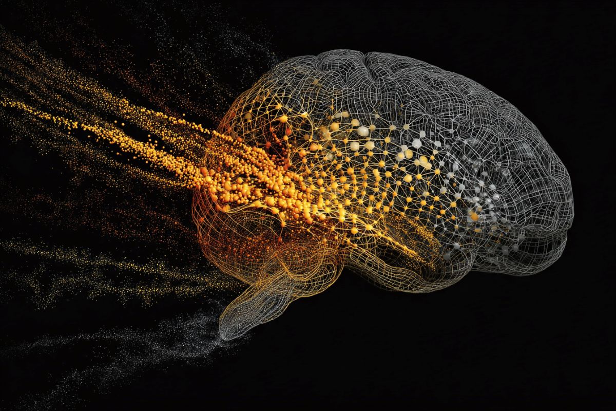 This shows a brain.