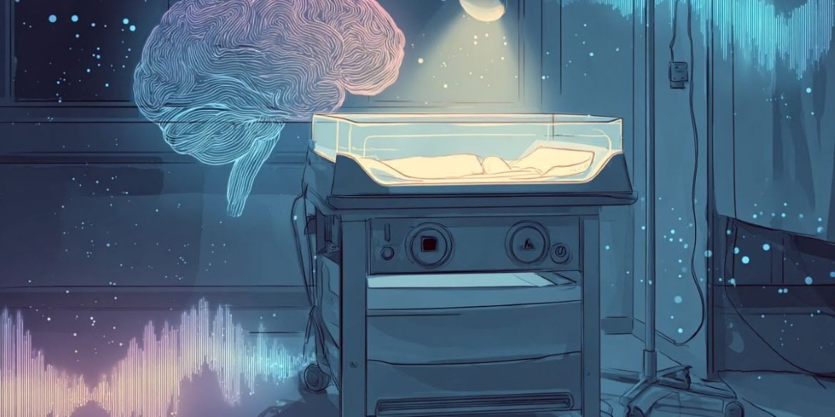 This shows a crib and a brain.