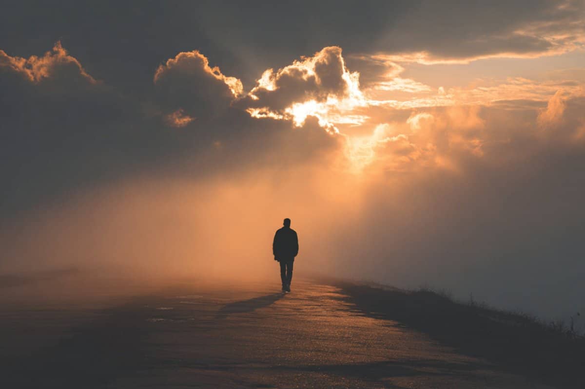 This shows a person walking.