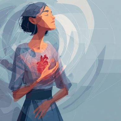 This shows a dizzy woman.
