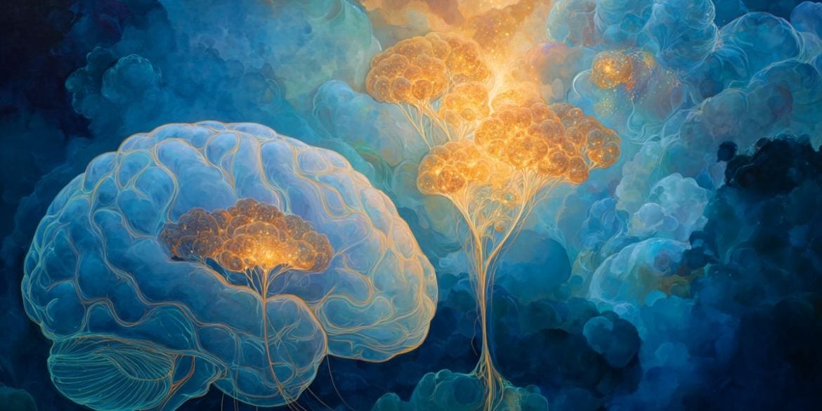 This shows a brain.