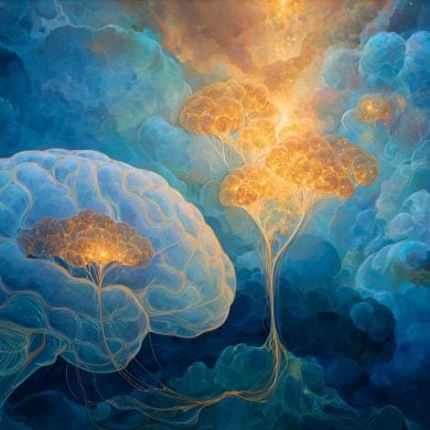 This shows a brain.