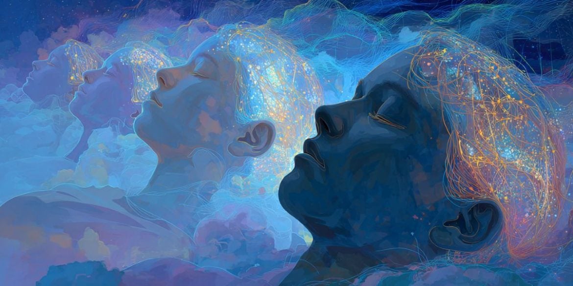 This shows people sleeping.