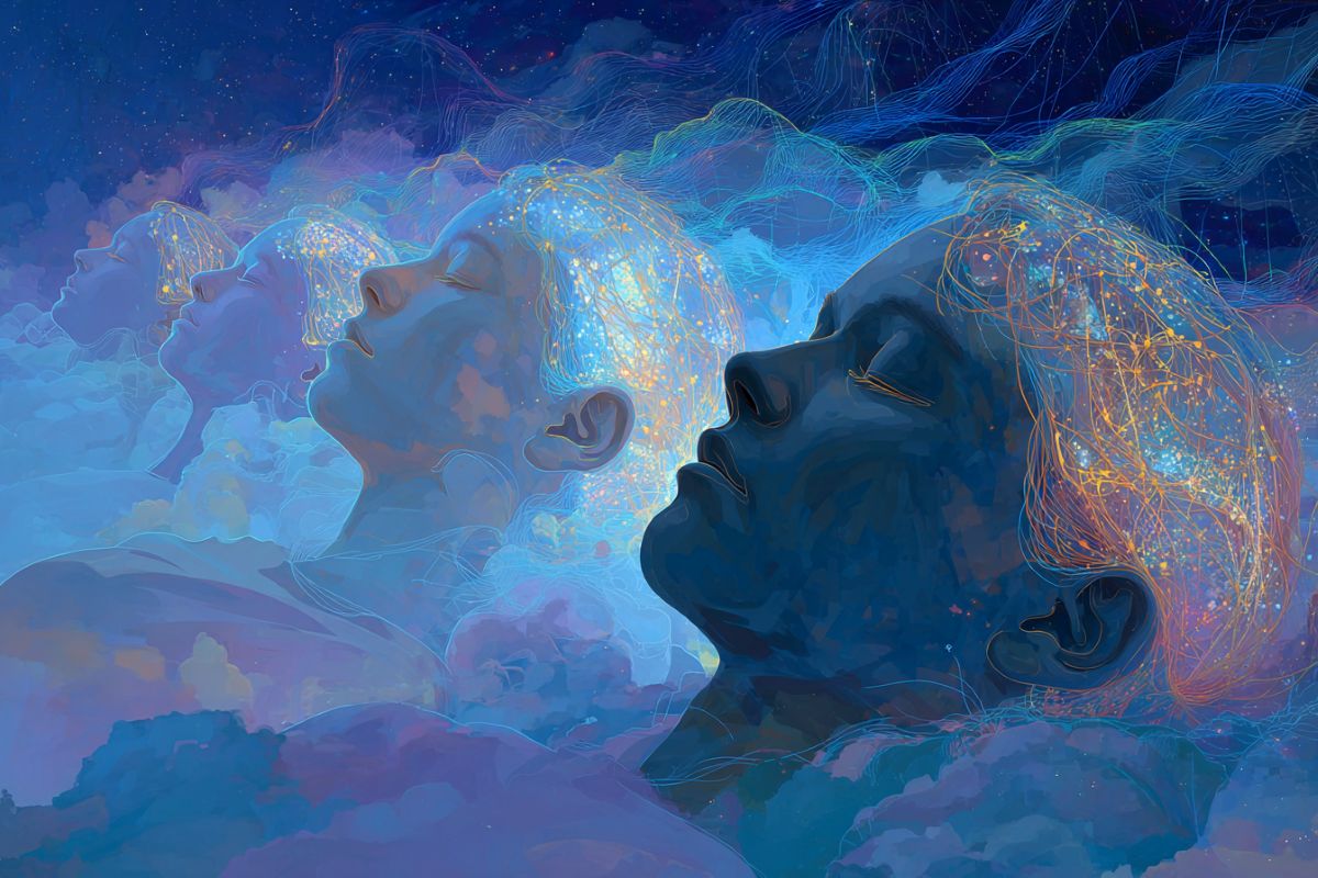 This shows people sleeping.