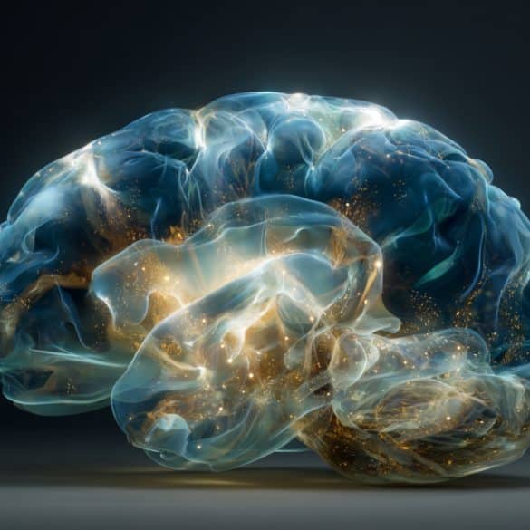 This shows a brain.