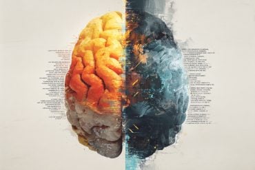 This shows a brain.
