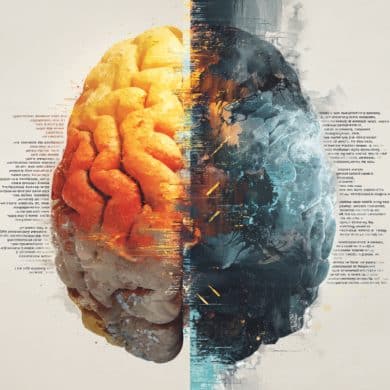 This shows a brain.
