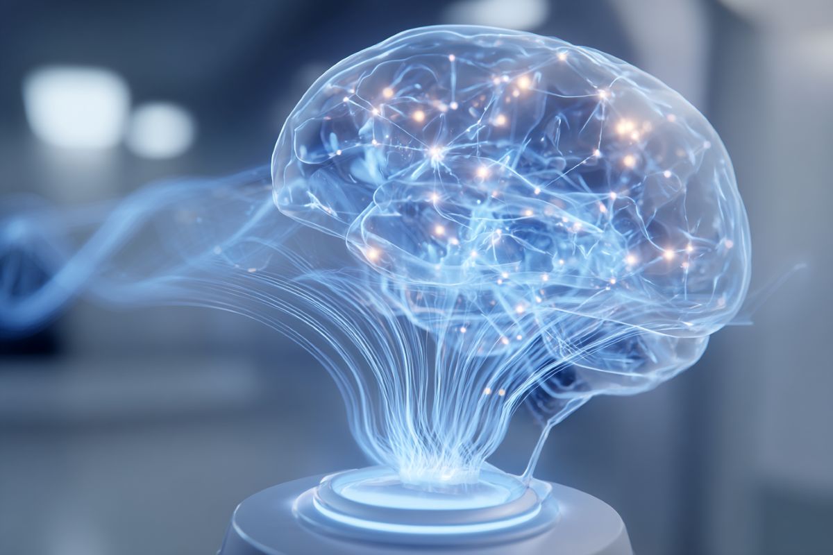 This shows a holographic brain.