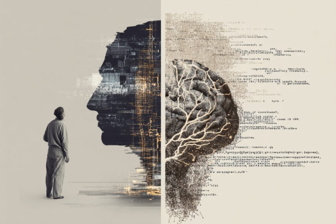 This shows a head and text.