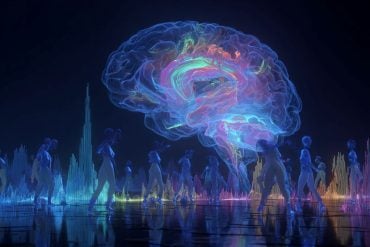 This shows people dancing and a brain.