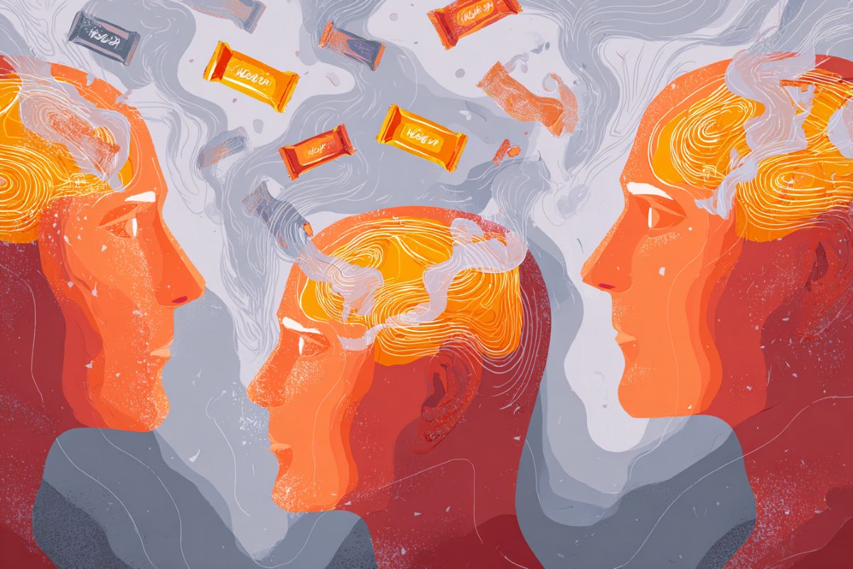 This shows three heads.