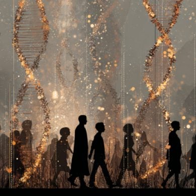 This shows people and DNA.