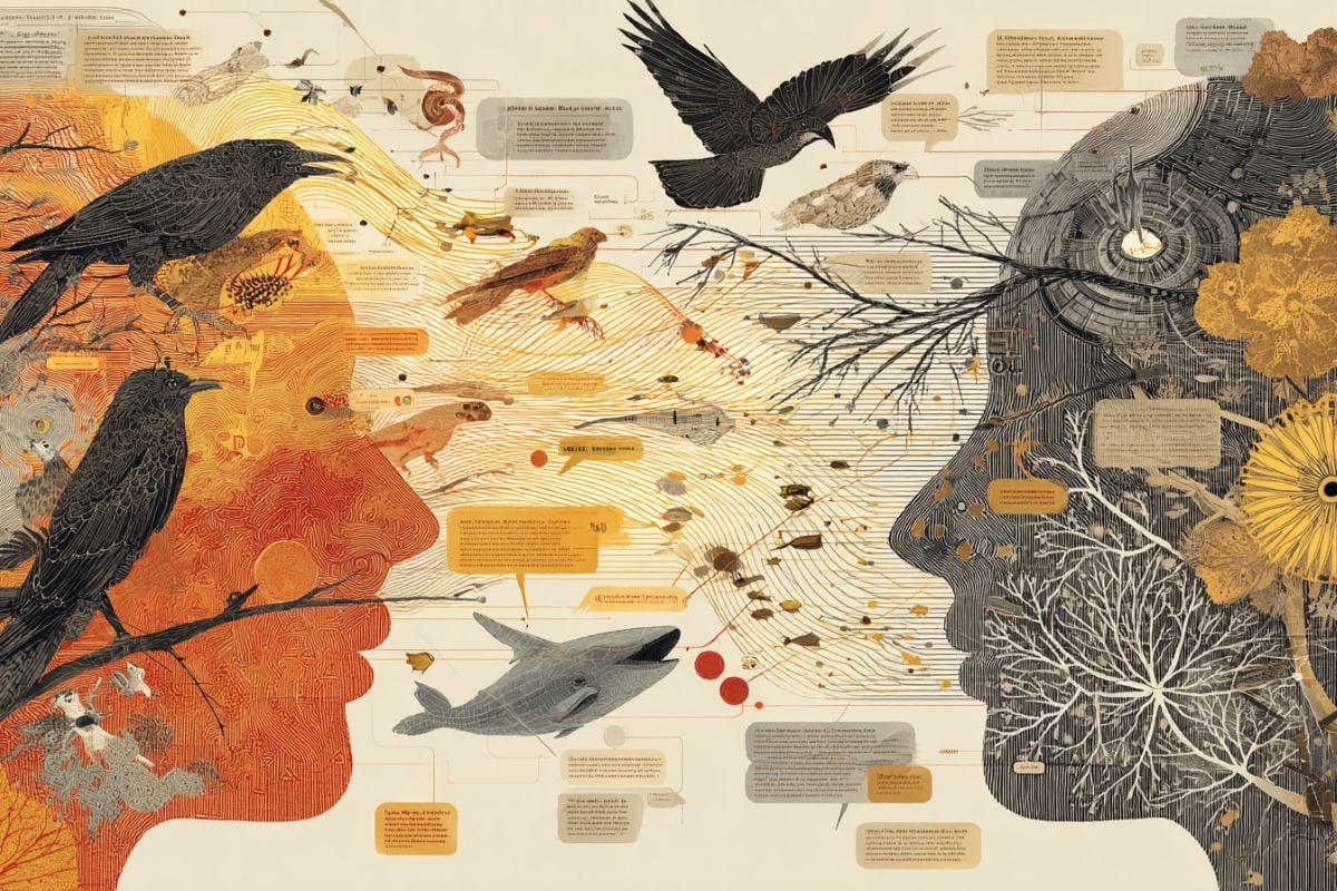 This shows two heads and speech bubbles.