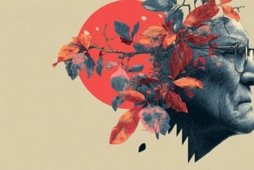 This shows an older man's head.