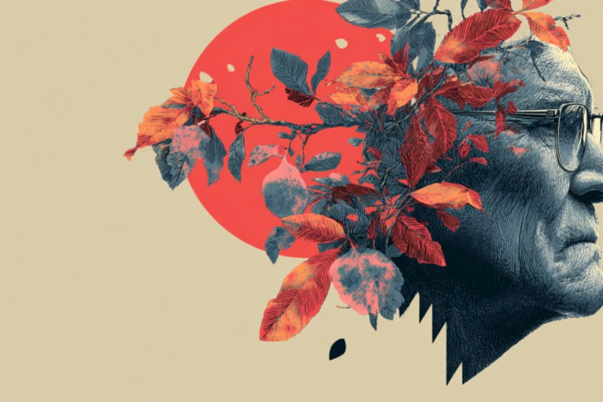 This shows an older man's head.