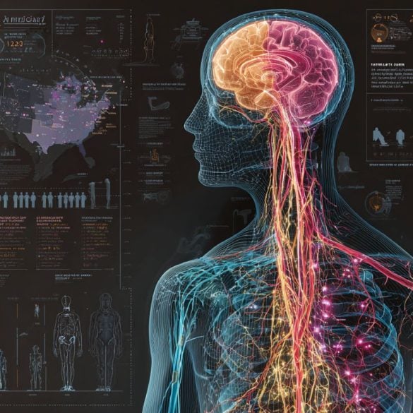 This shows the outline of a person and a brain.