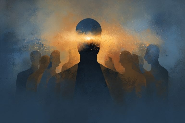 This shows shadowy people.