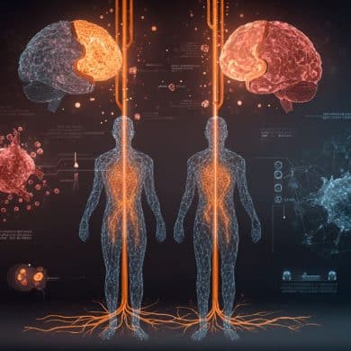 This shows two people ad brains.