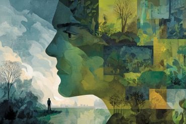 This shows a person and a natural environment.