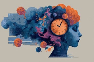 This shows a head and a clock.