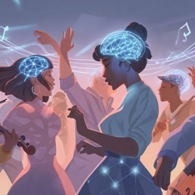 This shows people dancing.