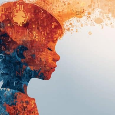 This shows the outline of a child's head.