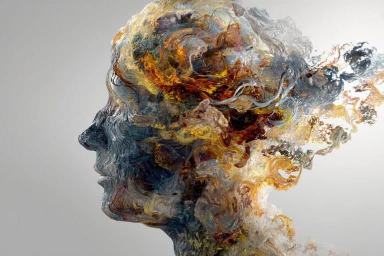 This shows a person's head.