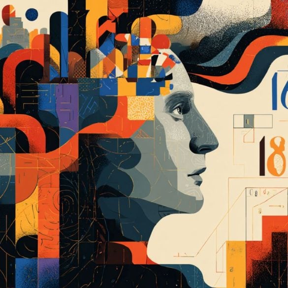 This shows a person looking at numbers.