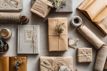 This shows wrapped gifts.