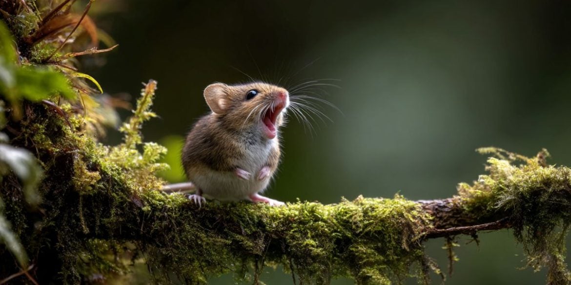 This shows a singing mouse.