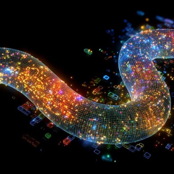 This shows a worm digitized.